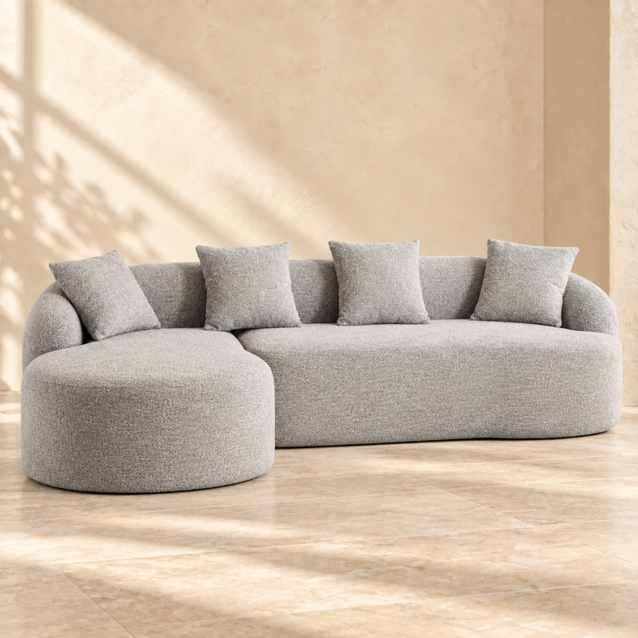 Milo Chenille Modular Chaise Sofa