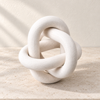 Knot white wooden accent shown from another angle on a pale surface