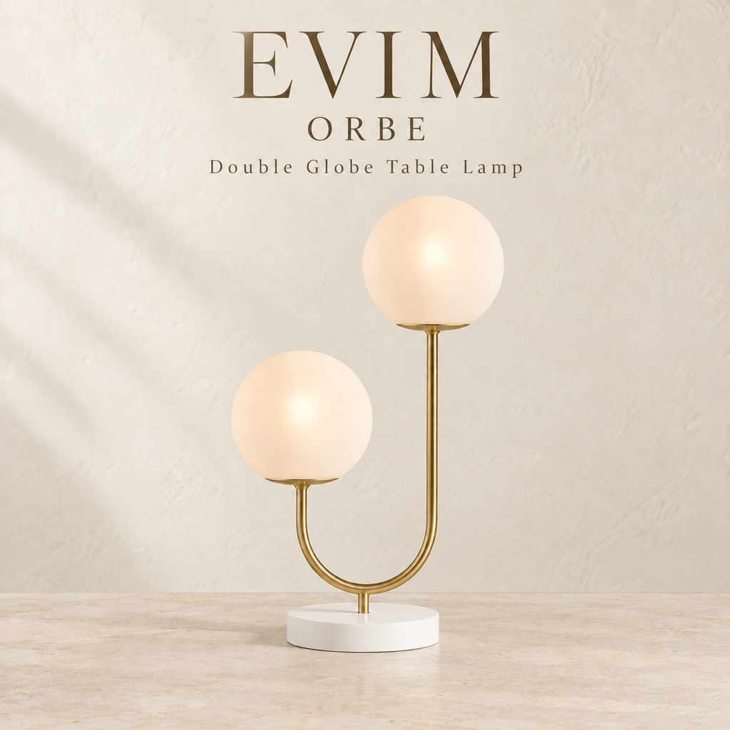 EVIM Orbe lamp brand card