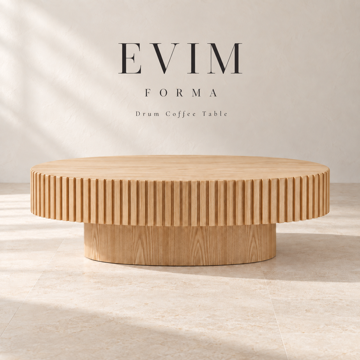 EVIM Forma oval coffee table brand card