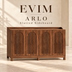 EVIM Arlo slatted sideboard brand card